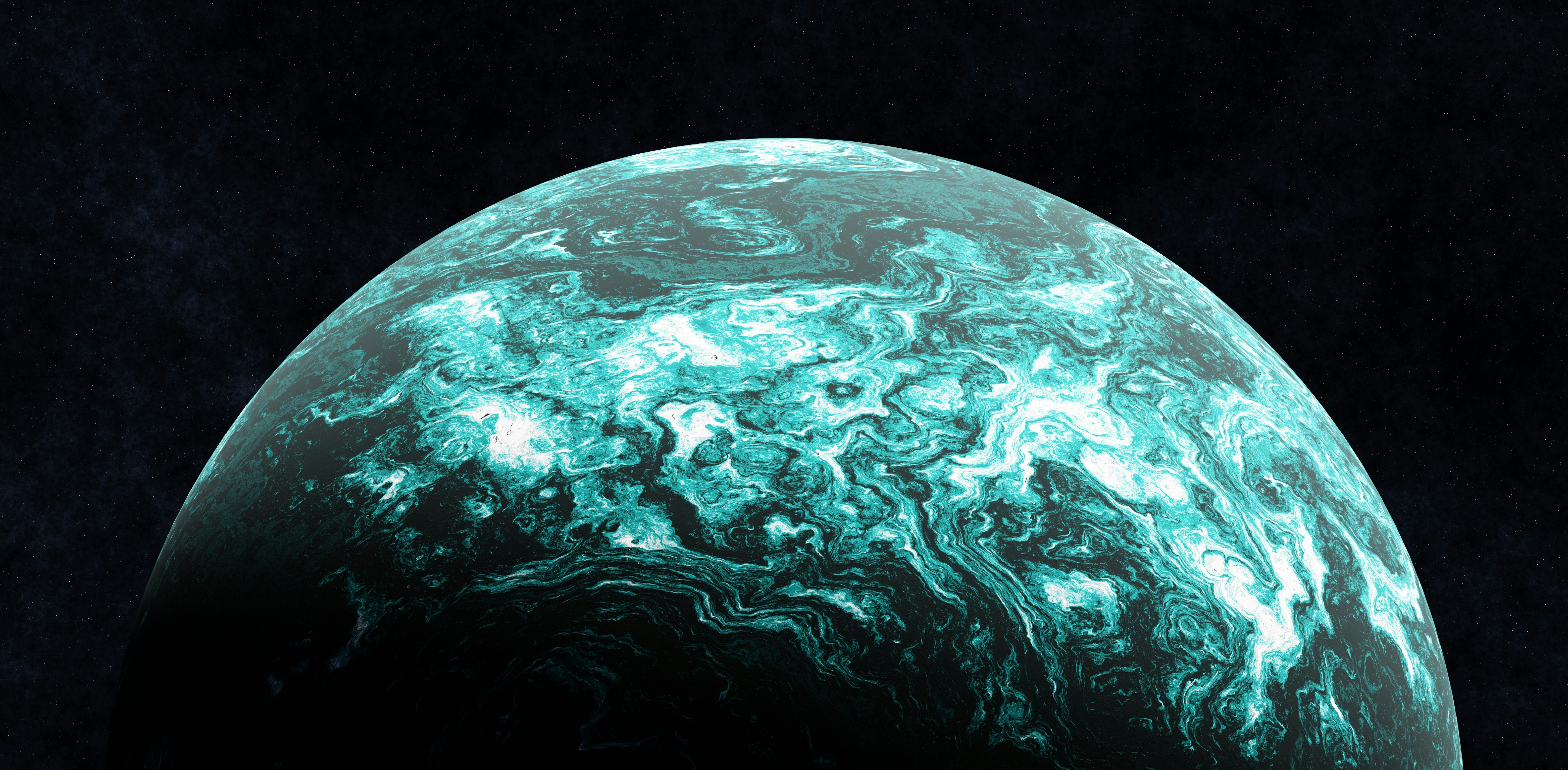 Global ocean world